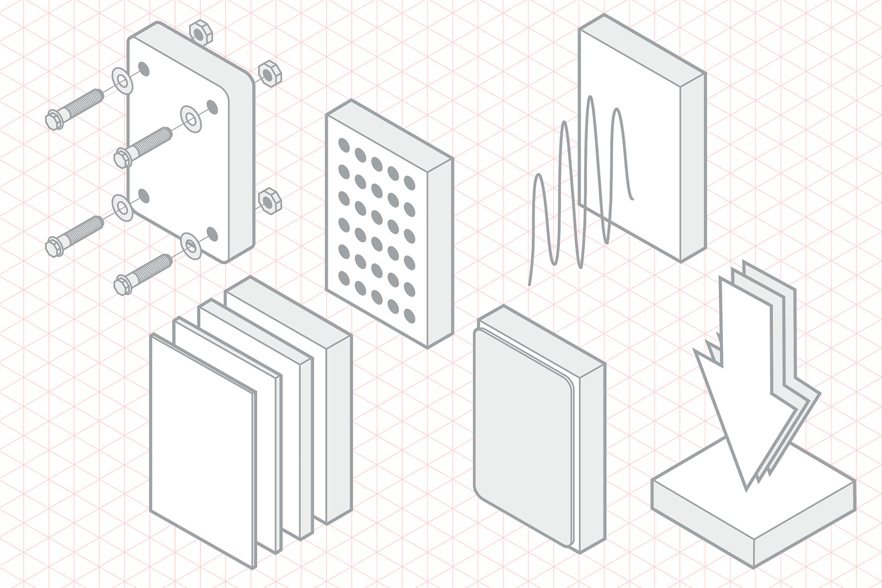 Thermal Breaks Isometric Iconography