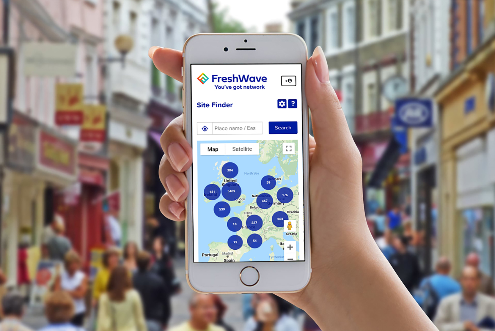 Mobile Responsive web app design for Freshwave