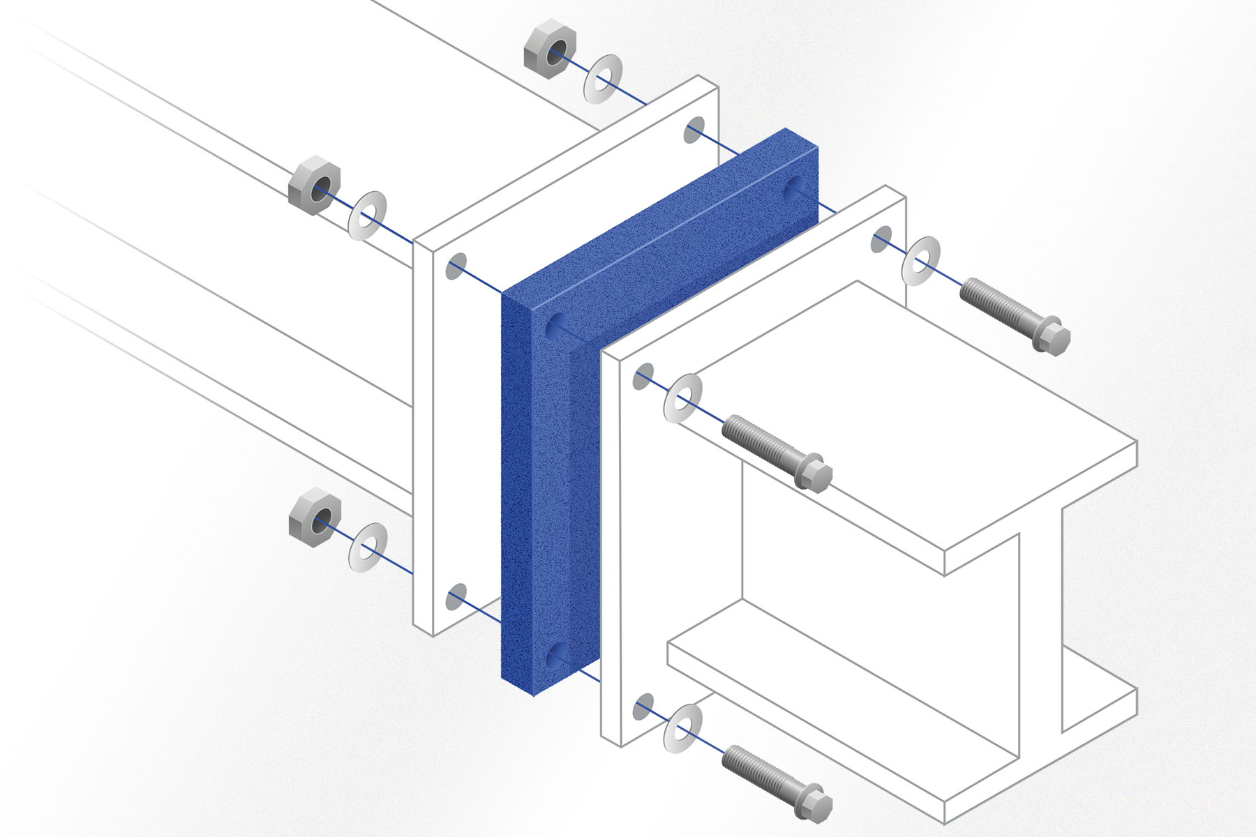Exploded Diagram of Thermal Breaks insertion