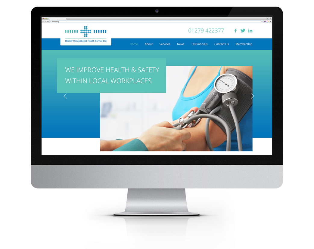 Occupational Healthcare Website Design for HOHS - Project Image
