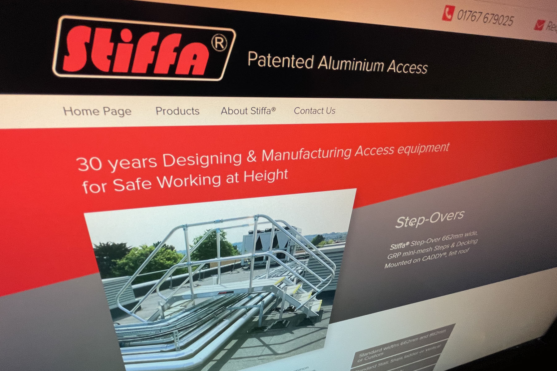 Stiffa Homepage Proposition and showcase carousel 
